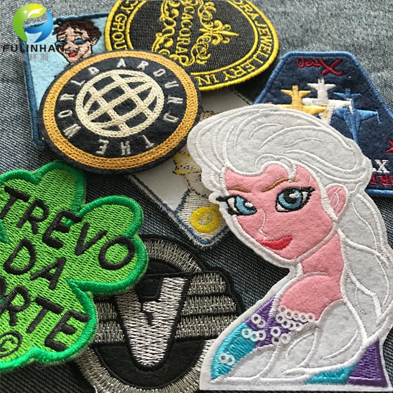 OEM embroidered patches for garments OEM embroidered patches for garments